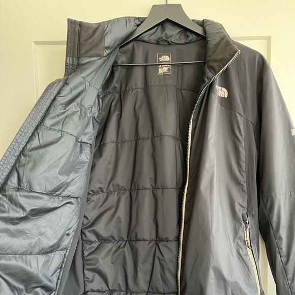 The North Face Steep Series Primaloft Insulated Jacket - Black+Tan, Size Medium - Picture 2 of 7